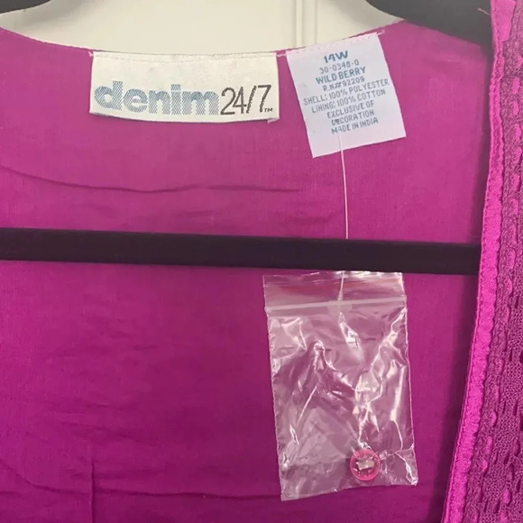 Denim 24/7 Purple Tunic - Picture 5 of 7